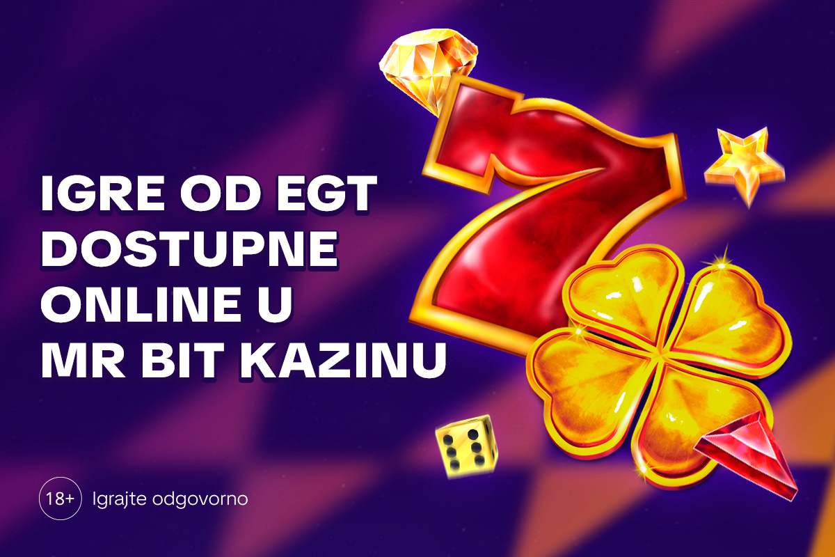 Igre od EGT dostupne online u Mr Bit kazinu
